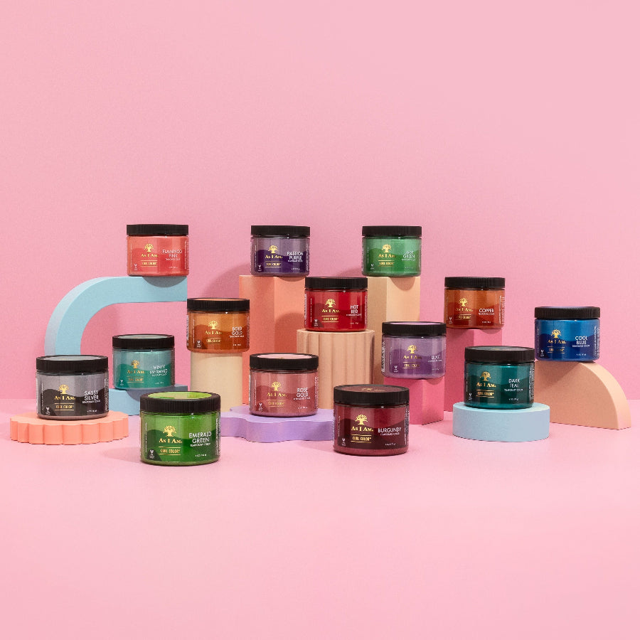 Colección de colores para rizos