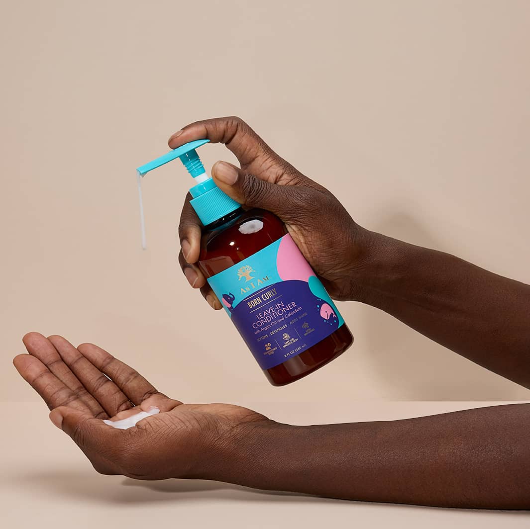 As I Am Born Curly Leave-In Conditioner — bottle front view