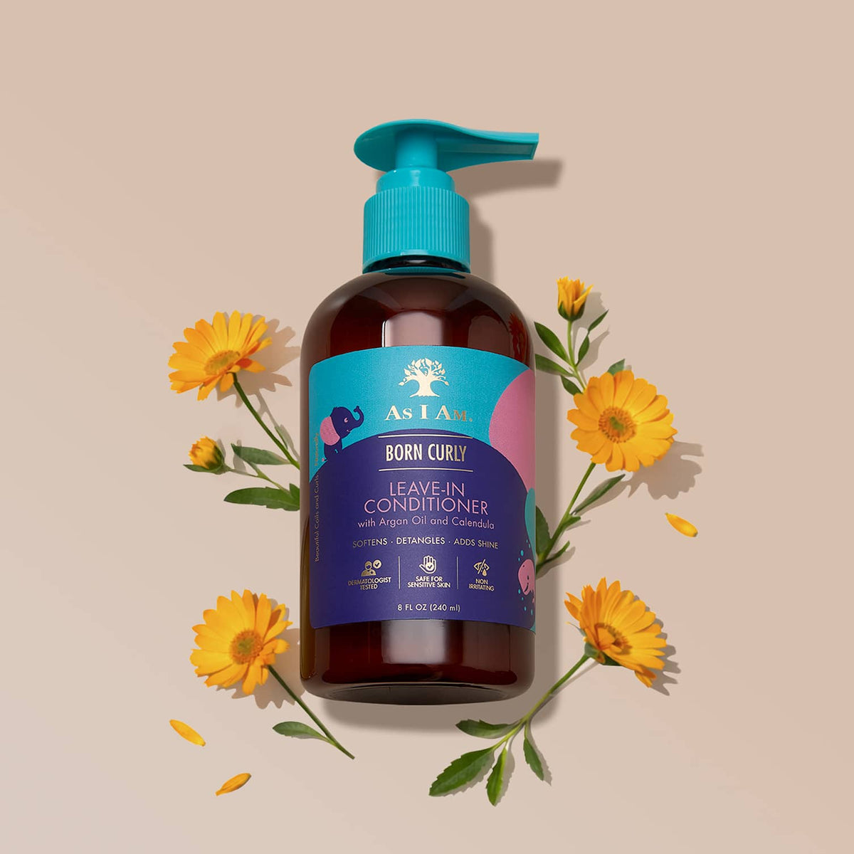 As I Am Born Curly Leave-In Conditioner — creamy texture closeup
