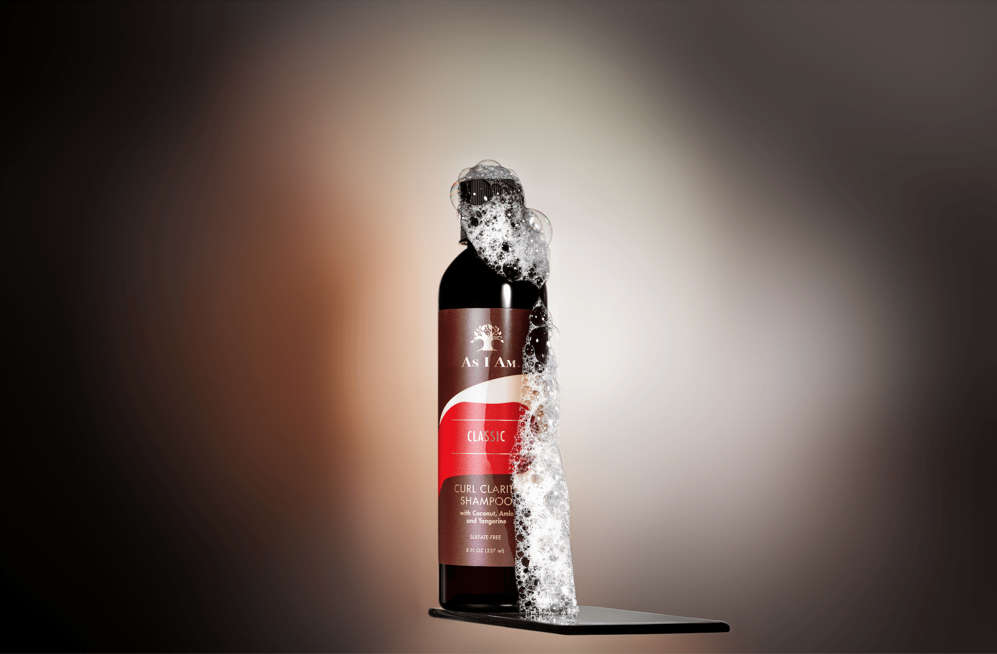 As I Am Curl Clarity Shampoo bottle—a sulfate-free cleanser that gently removes product buildup while maintaining moisture for curly and coily hair.