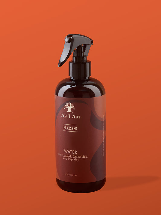 Eau de graines de lin et après-shampoing sans rinçage