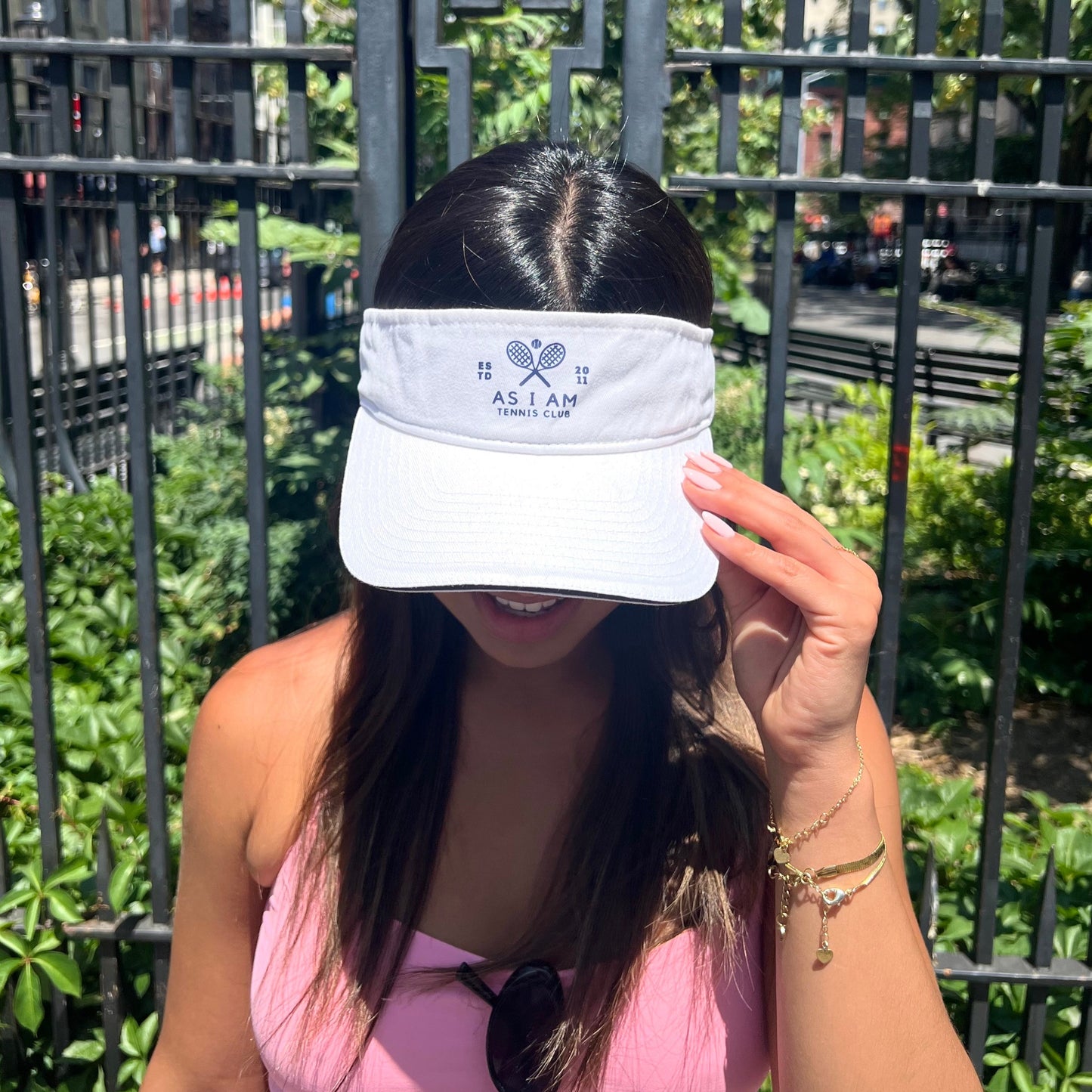 As I Am Tennis Club Visor
