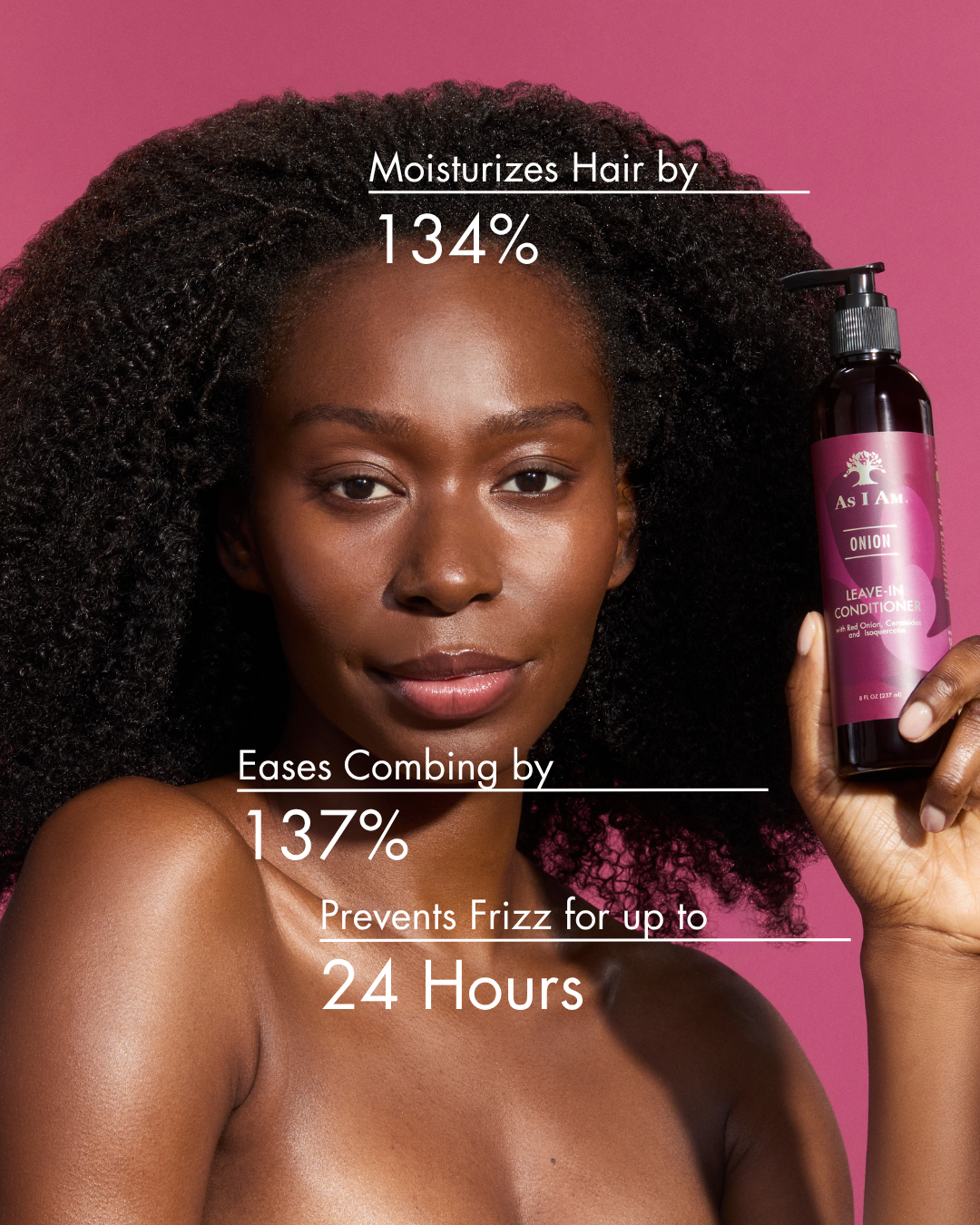 As I Am Onion Leave in Conditioner — bottle front view