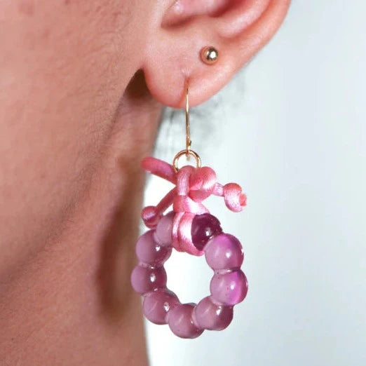 Mo.Na Lovely Lilac Earrings