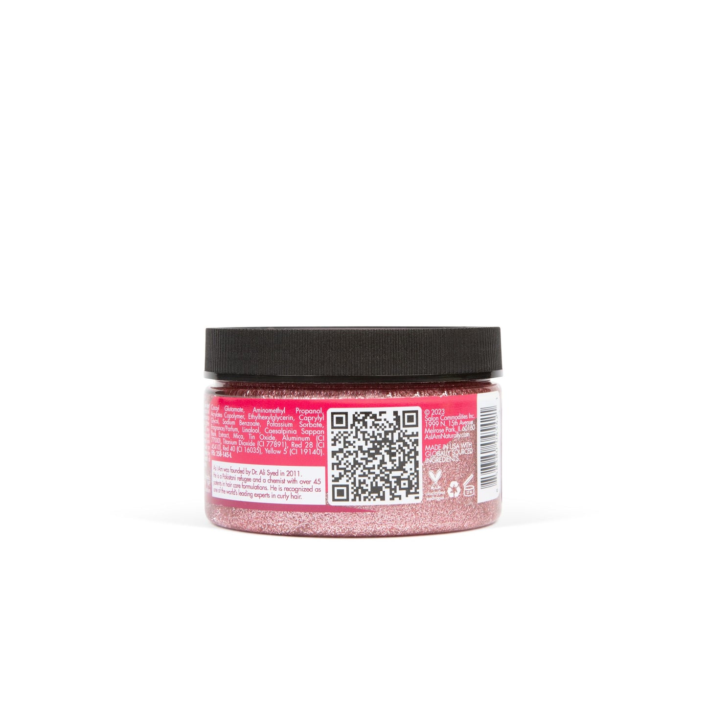 curl color glitter cosmic pink