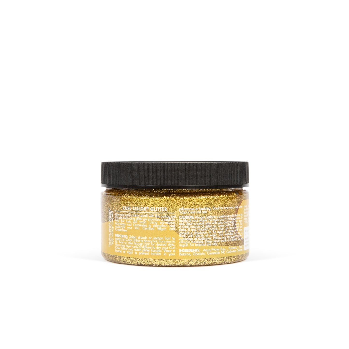 curl color glitter gold stardust