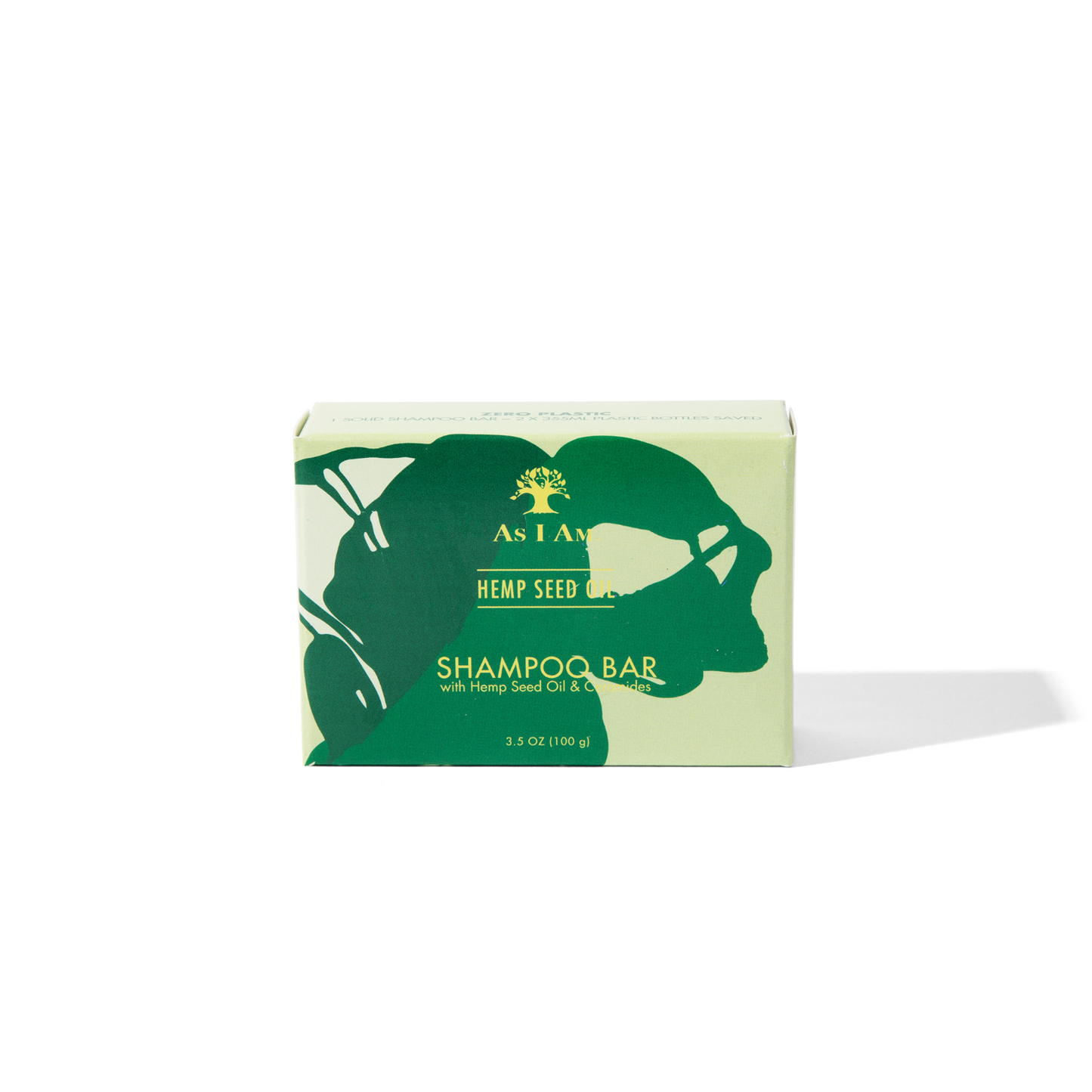 Hemp seed oil shampoo bar front