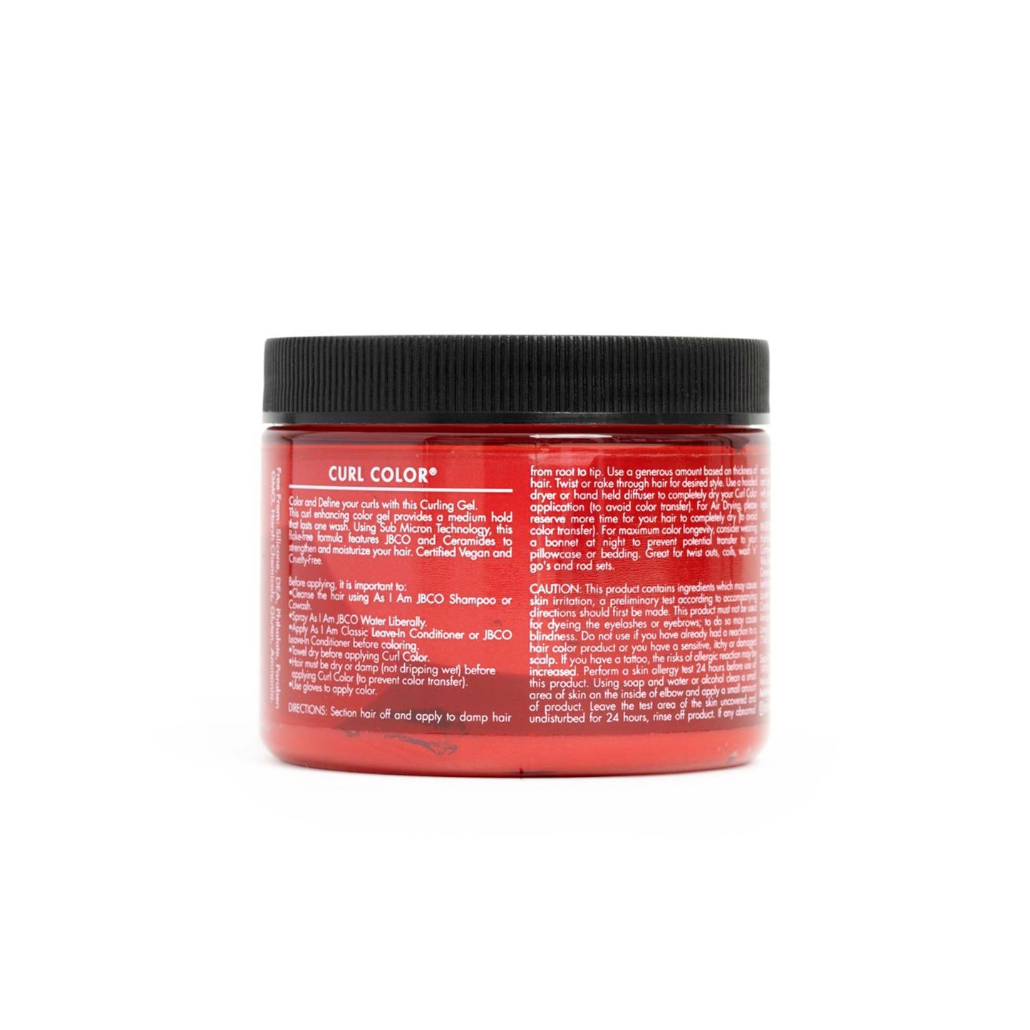 curl color hot red