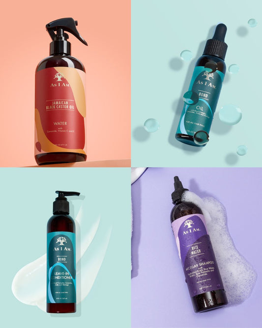 As I Am Type 2C Hair Routine — product collection front view