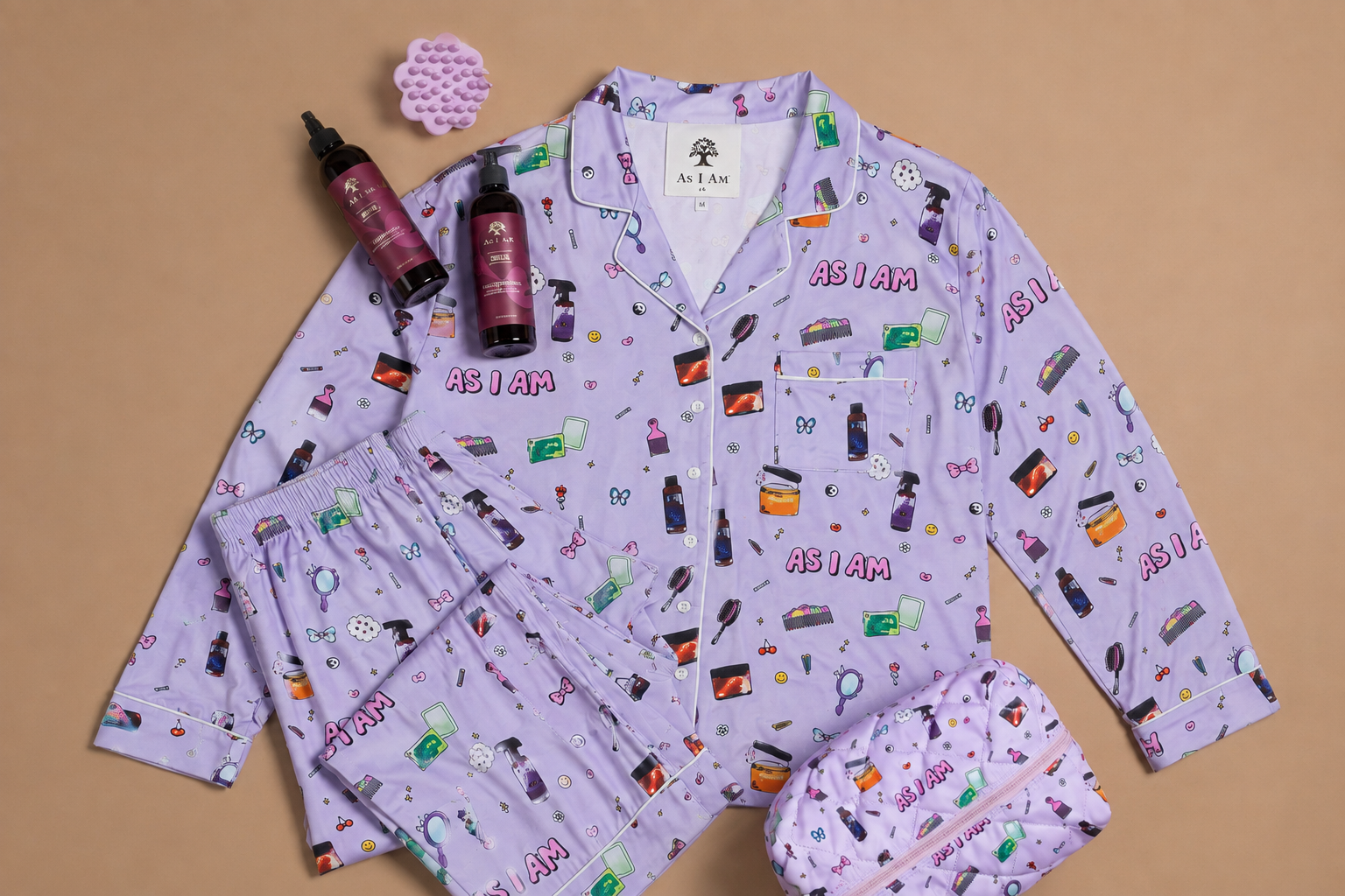 AS I AM BEAUTY PAJAMA SET