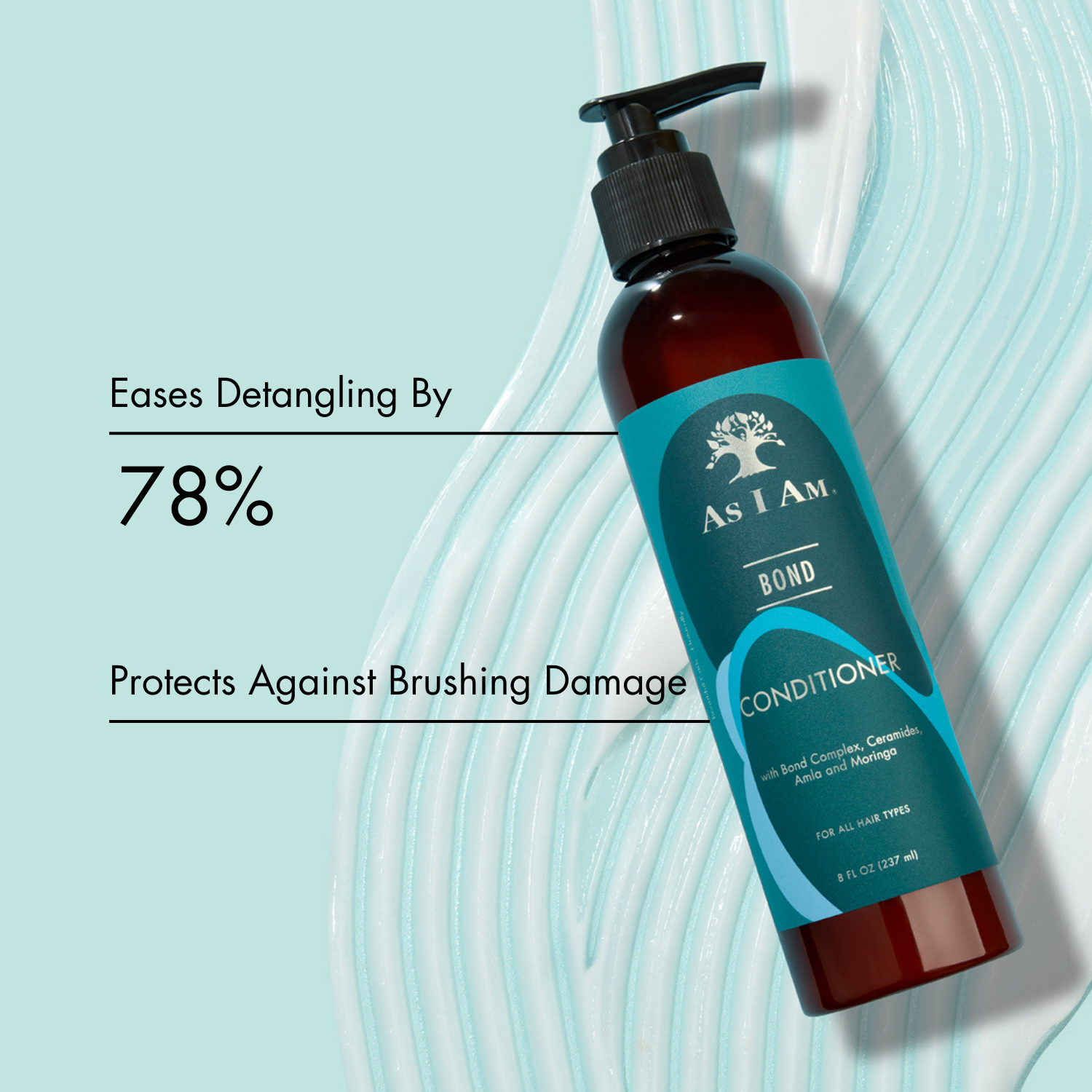 Bond Conditioner by As I Am – A rich, restorative conditioner that deeply nourishes and strengthens hair. Designed to repair damage and improve hair health, this formula adds moisture and smoothness, leaving hair feeling soft, shiny, and resilient.