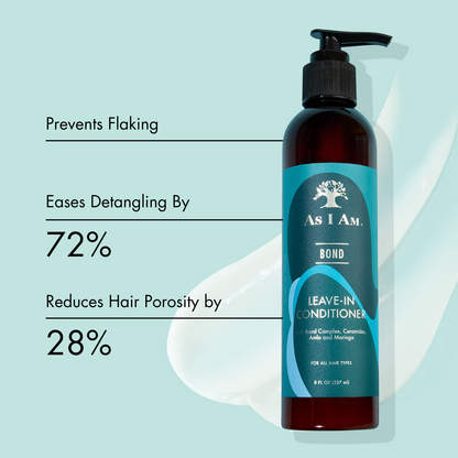 A strengthening leave-in treatment designed to repair and protect hair bonds while providing deep hydration. It helps reduce breakage, improve elasticity, and enhance manageability, leaving hair soft, smooth, and resilient. Perfect for all hair types in need of long-lasting nourishment and protection.