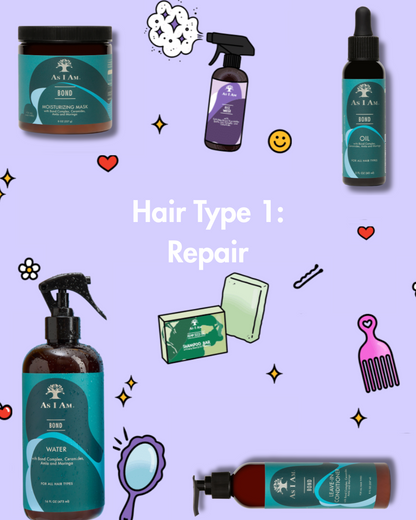 Hair Type 1: Hair Repair Routine