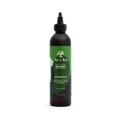 As I Am Rosemary Shampoo front of bottle